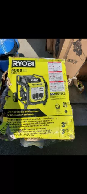 RYOBI 4000-Watt Gasoline Powered Digital Inverter Generator with CO  Shutdown RYi4022X - The Home Depot
