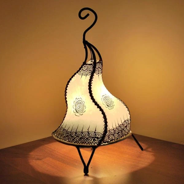 Grande Lanterne Marocaine En Fer Forgé – Style Oriental, H45cm