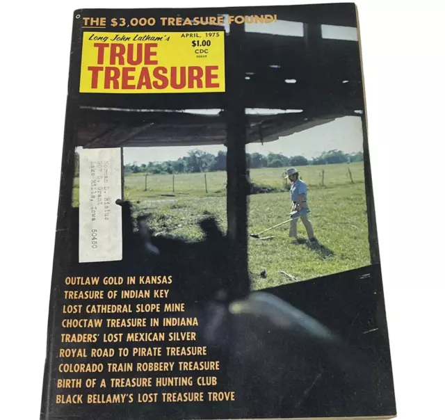 1975 True Treasure Hunting Magazine Metal Detecting April Outlaw Gold In Kansas