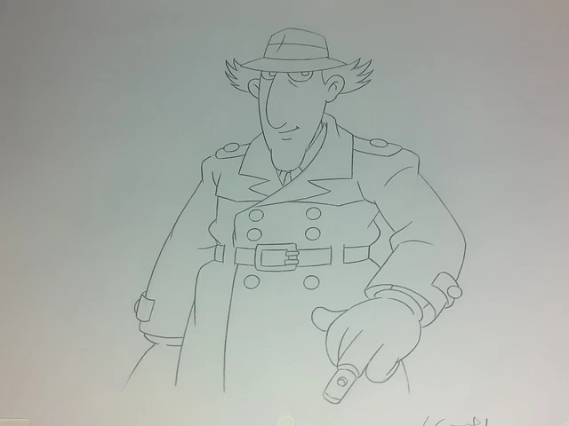 INSPECTOR GADGET CEL drawing production used animation art £32.47 ...