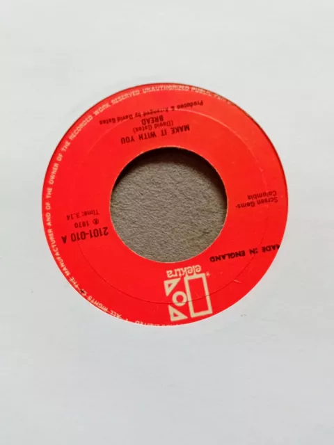bread        make it with you              7"  SINGLE
