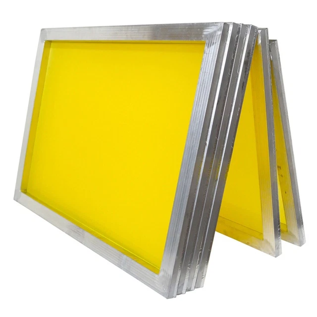Fast Shipping 6Pcs 8"*10" Screen Printing Frame with 200 Mesh (80T) Yellow
