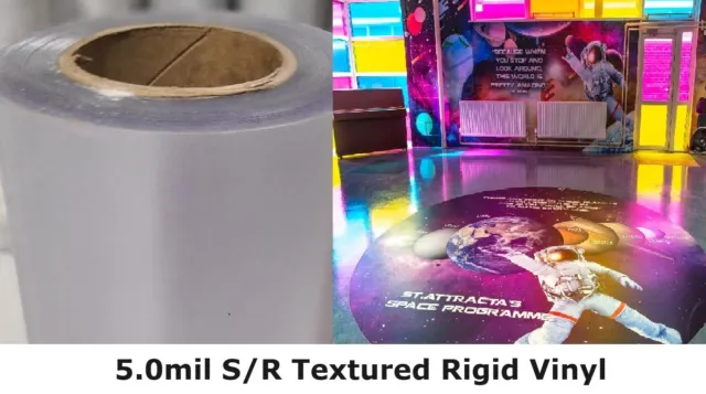 5.0mil Scratch & Slip Resistant Matte Texture PVC Vinyl Self-Adhesive Laminate