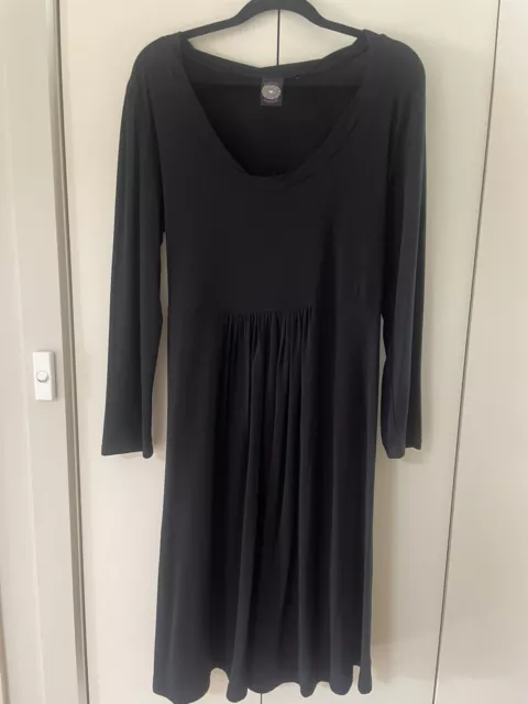 Maternal Instincts Black Maternity Dress, Size 12