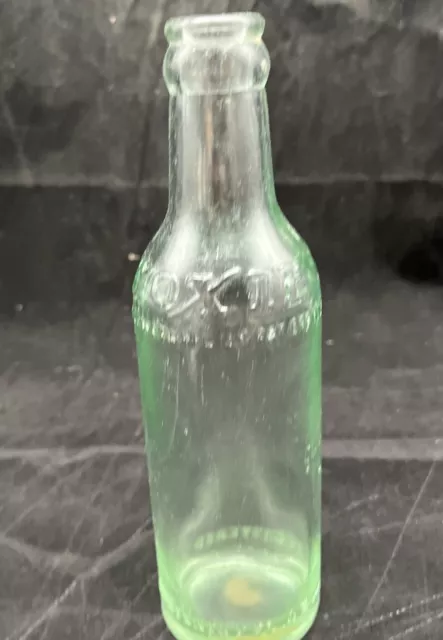 Vintage Moxie Soda Glass Bottle Green Tint 7 fl oz @152