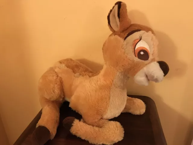 Disney Store Exclusive Bambi Plush Soft Toy 11” Official Stamped