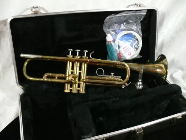 Bach Bundy Trumpet set Ready to play Selmer case mouthpiece care kit brass band