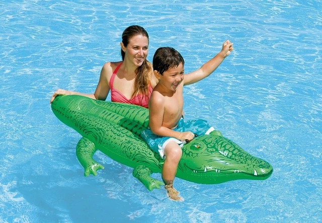 Bouée Géante Requin Intex à Chevaucher - Jeux Piscine, Plage, Lac - Enfant