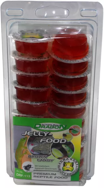 Dragon Jelly Food Fruchtnektar - Sorte: BROWN CANDY - Menge: 20 Stück