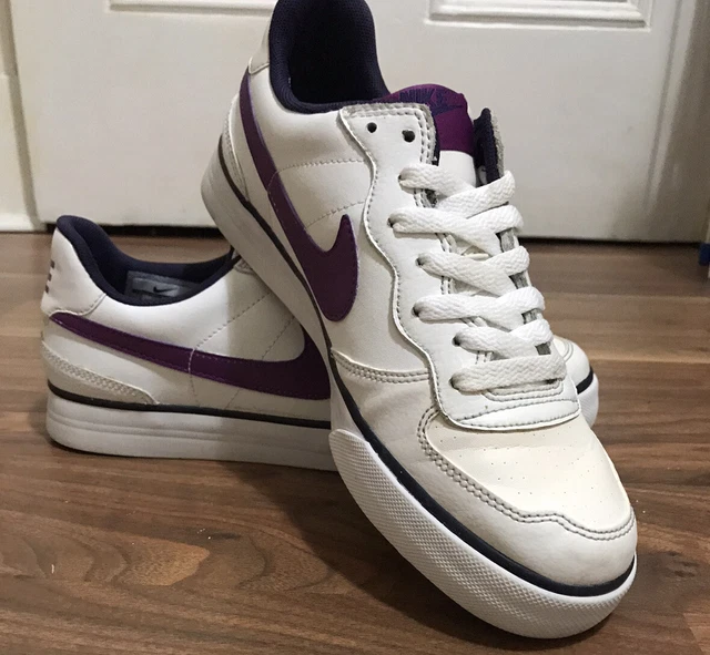 NIKE WOMEN S SWEET Ace 83 White And Purple Size 5.5 9.99