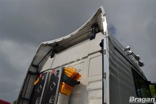 Perimeter Wind Kit Strips + Top Strip Section + LEDs To Fit MAN TGX XXL Truck