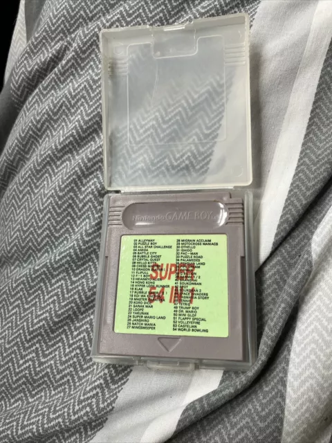 Super 54 In 1  Gameboy Game