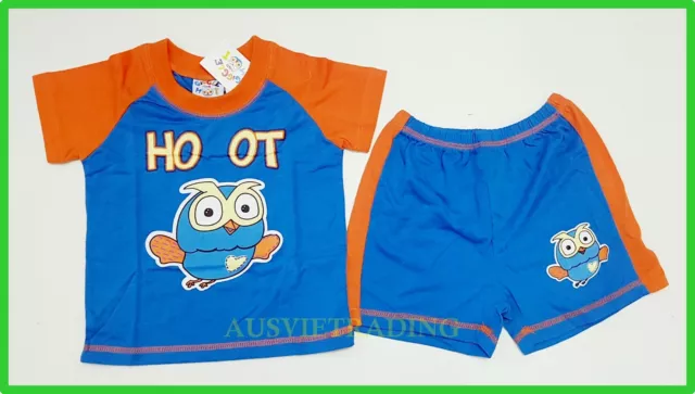 Giggle and Hoot boys girls Pyjamas kids tshirt top shorts pajamas sleepwear