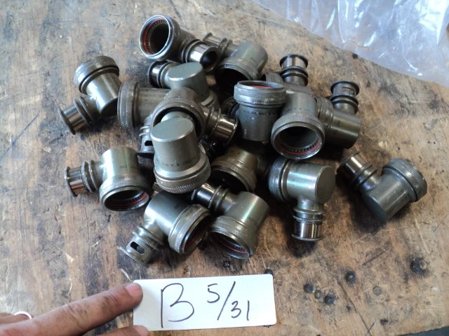 18 Electrical Plug Connectors, NOS, Military, Backshell