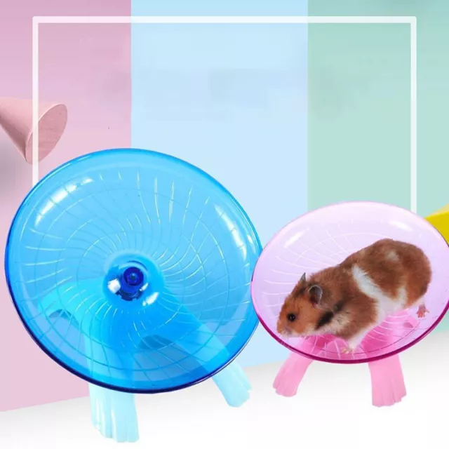 Pet Hamster Flying Saucer Exercise Squirrel Wheel Hamster Mouse Running D-OY F1