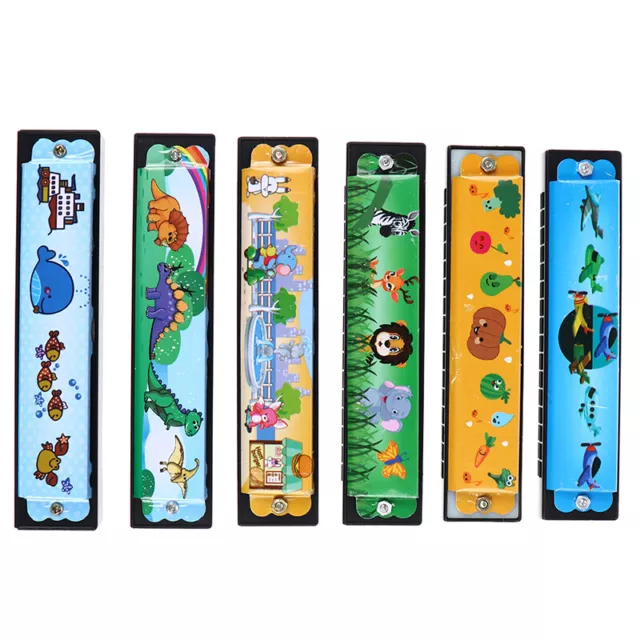 Cartoon 16 Holes Cute Harmonica Musical instrument Kids Educational Toys~ SZ 2