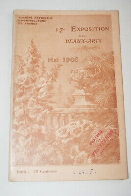 Catalogue Exposition Des Beaux Arts Mai 1908 Art Tableau