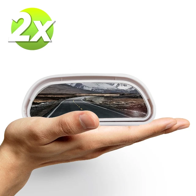 2X CAR BLIND Spot Mirror Auto 360° Wide Angle Convex Rear Side View - Foto 7