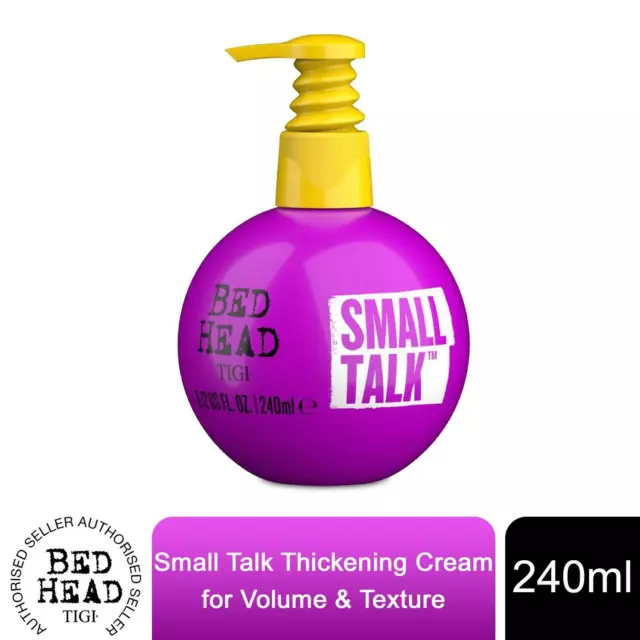 BedHead by TIGI Small Talk Verdickungsmittel Energizer Stylizer Haarvolumencreme, 240ml