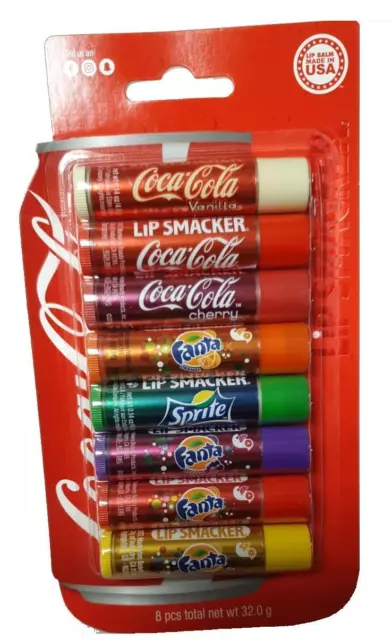 Lip Smacker Coca Cola Lip Balm Pack of 8