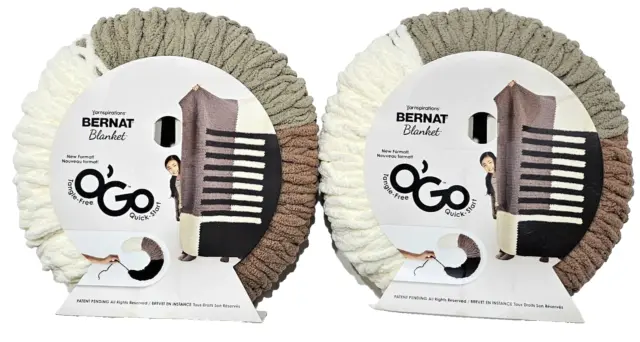  Bernat Blanket O'GO Yarn, 1 Pack, Winter Berry