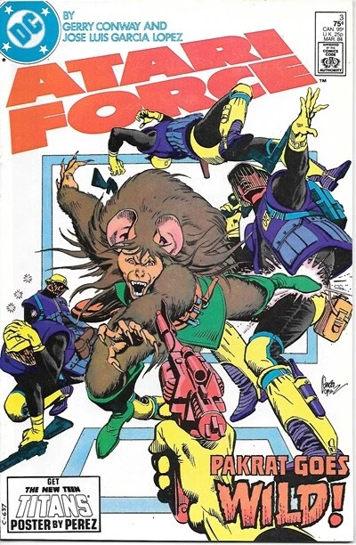 Atari Force Comic Book #3 DC Comics 1984 NEAR MINT NEW UNREAD