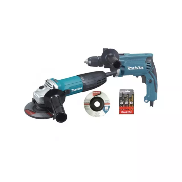 Makita DK0049X1 Set elettroutensili Trapano + Smerigliatrice