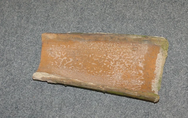 2 Firstziegel Schindel Dachziegel Antik 1852 Garten, Deko