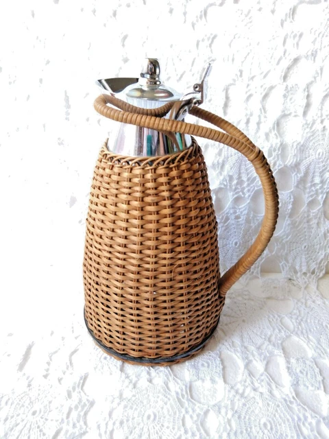 Termosina Alfi caraffa Isolante Cesto Trecciato Buone Condizioni Usata