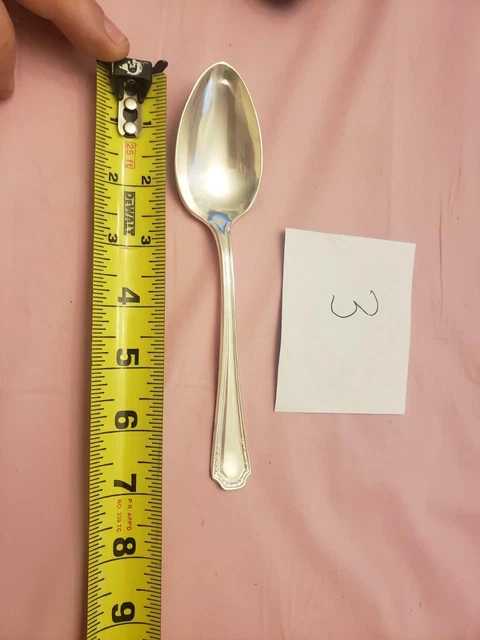 C.m.st.p.& P.r.r. Milwaukee Road Railroad Silver Plated Co Silverware Spoon