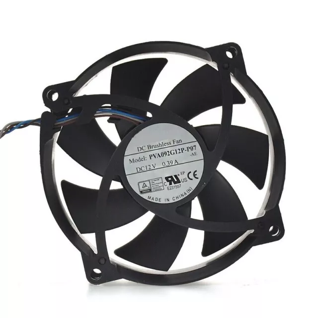 For Foxconn PVA092G12P-P07 92*25mm 12V 0.39A Cooling Fan For 625257-001 4Pin