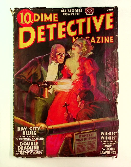 Dime Detective Magazine Pulp Jun 1938 GD+ 2.5