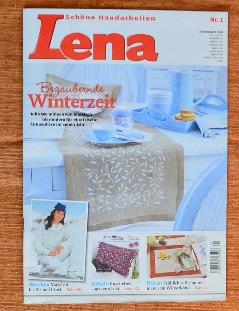 Strickmagazin Lena Ausgabe 01/2009 Thema Bezaubernde Winterzeit Wohnideen