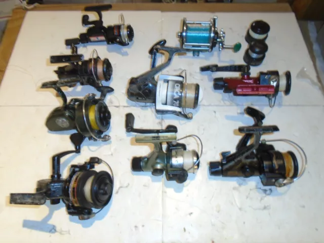 LARGE LOT USED Spinning And Bait Casting Reels Parts Or Repair $74.99 -  PicClick