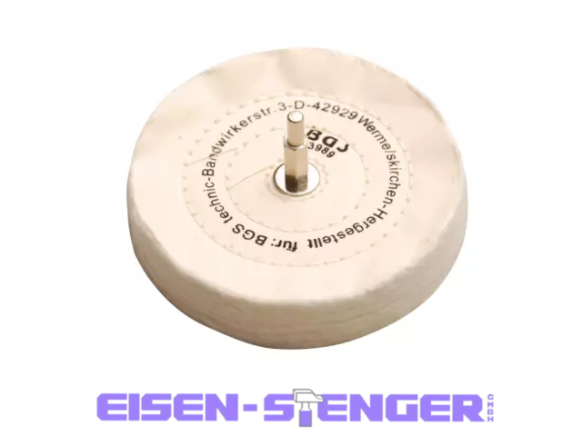 BGS 3989 Polierscheibe mit Spanndorn | 6 mm