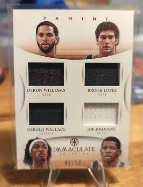 4 Player/Patch Game Worn Immaculate Collection /50