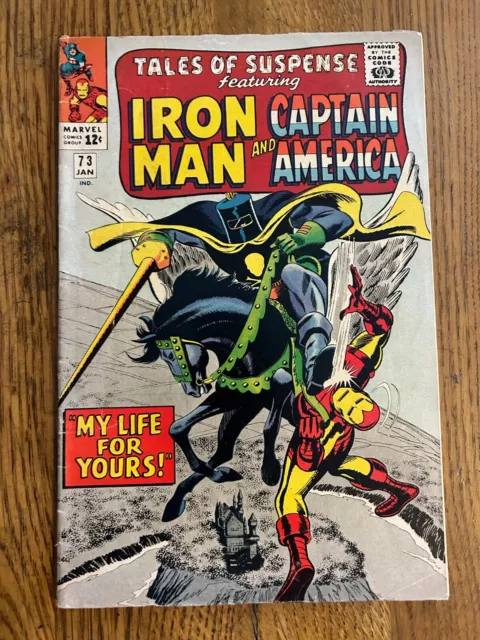 TALES OF SUSPENSE #73 Marvel 1965 IRON MAN & CAPTAIN AMERICA   Classic Cover!