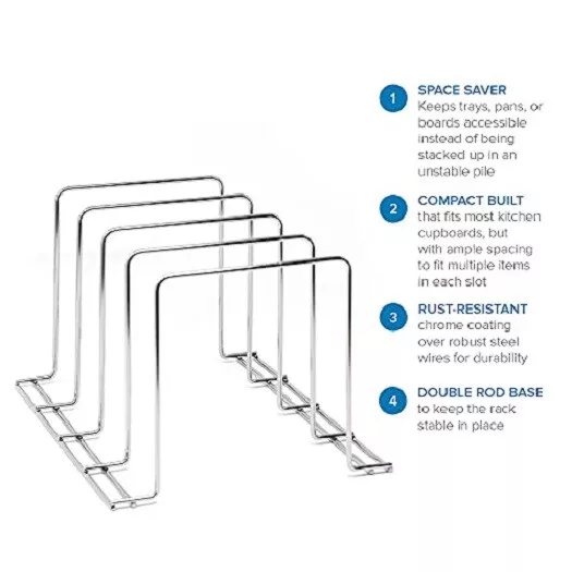 Escurridor de Platos de Acero Inoxidable Bandeja de Cubiertos Estante de Cocina 3