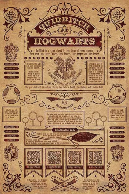 Harry Potter Poster Quidditch at Hogwarts 61 x 91,5 cm
