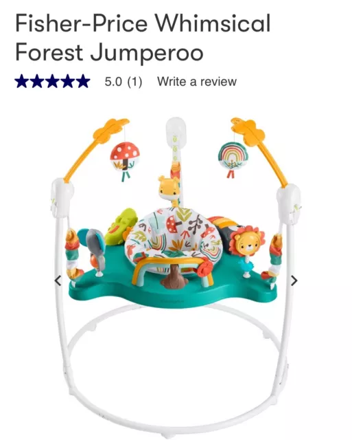 Fisher Price whimsical jumperoo- near new condition