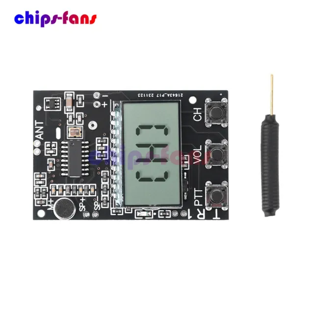 Digital LCD FM Radio Receiver Transmitter Module 27-480MHz Frequency Modulation