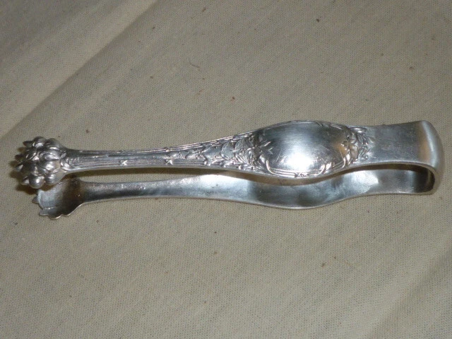 Pince a sucre patte de lion argent - Arts de la table
