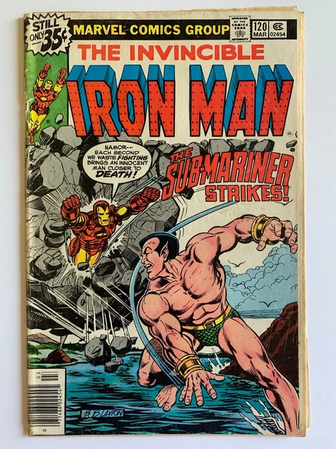 The Invincible Iron Man 120 Marvel Comics 1979 1st App Justin Hammer Low Grade