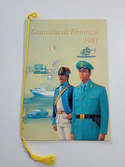 Calendario Guardia di Finanza 1981