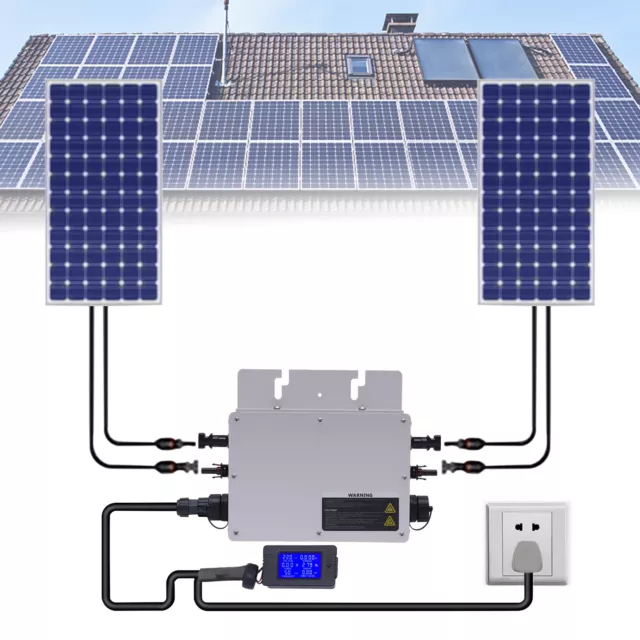 700W Wechselrichter Solar Grid Tie Steuerung Mikro Inverter WVC-700W (IP65) 220V