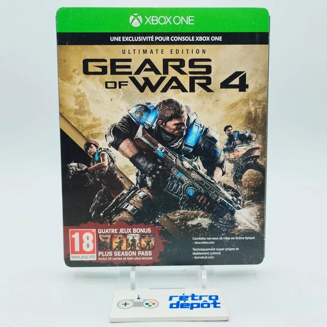Gears Of War 4 Ultimate Edition Steelbook, Xbox One, PAL, Complet (CIB), Bon état