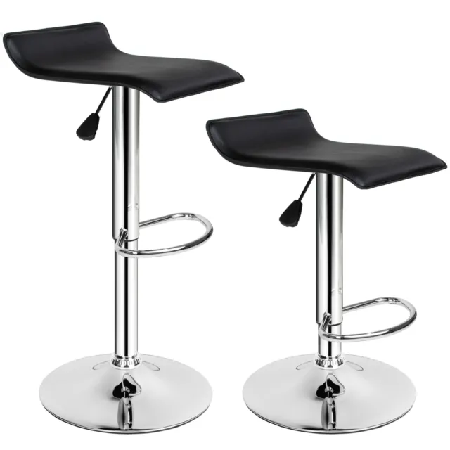 Lot de 2 tabourets de bar LARS lot de 2 chaises de bar tabourets noir OCCASION