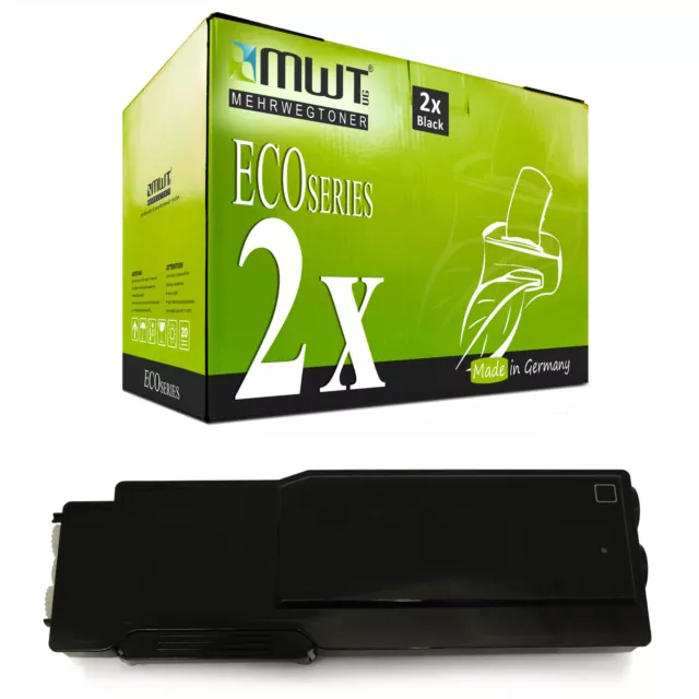 2x MWT Eco Cartuccia Black per Xerox Versalink C405DN C405DNF C405N Nero