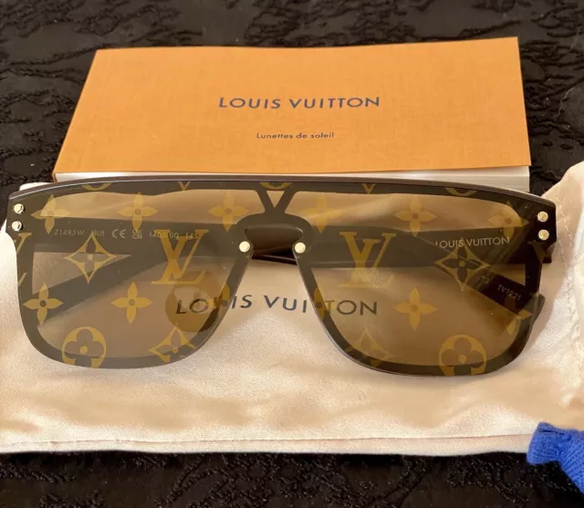 LOUIS VUITTON Attraction Pilot Sunglasses Z0706U Brown 722208