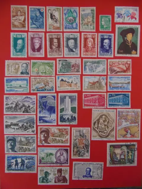 timbres France oblitérés année 1969 compléte